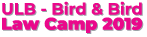 ULB-Bird&Bird Law Camp 2019
